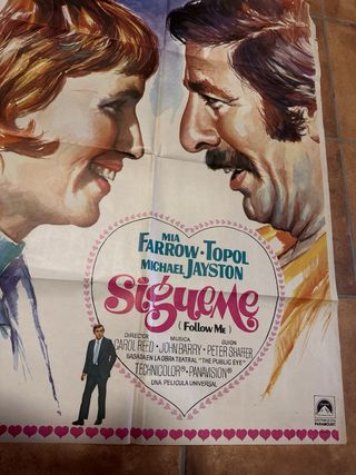 Póster Película Sígueme (Follow Me) 1971