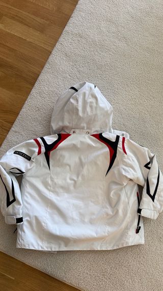 Chaqueta de esquí Descente blanca
