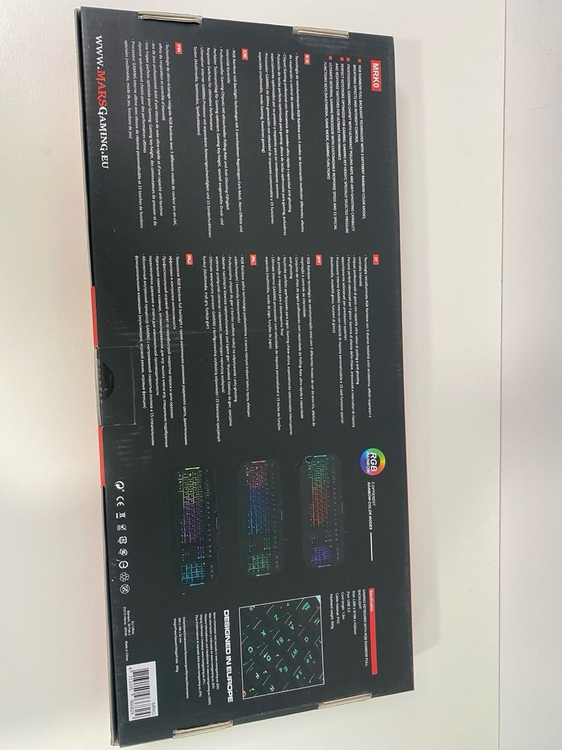 Teclado Gaming Mars Gaming MRKO RGB afbeelding 2