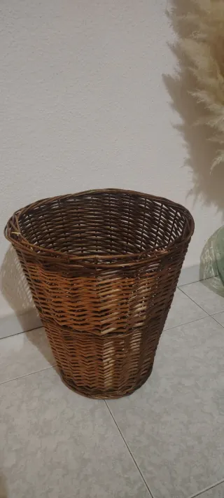 Cesta Mimbre Decorativa Multiusos