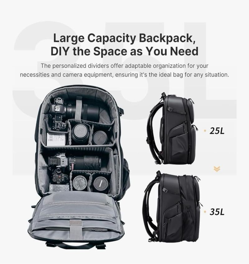 Mochila para cámara con protección afbeelding 6