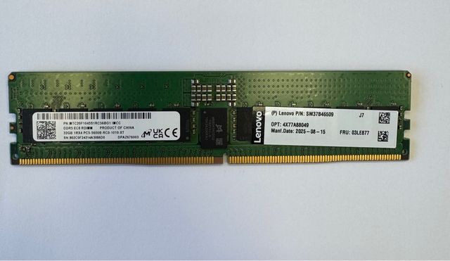 Lenovo DDR5 ECC RDIMM 32GB 5600MHz