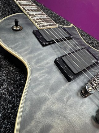 GUITARRA ELÉCTRICA LTD EC-401 QM ST BLACK