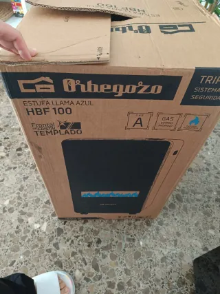 Estufa Orbegozo HBF 100 Llama Azul