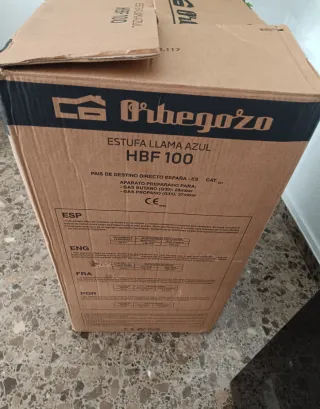 Estufa Orbegozo HBF 100 Llama Azul