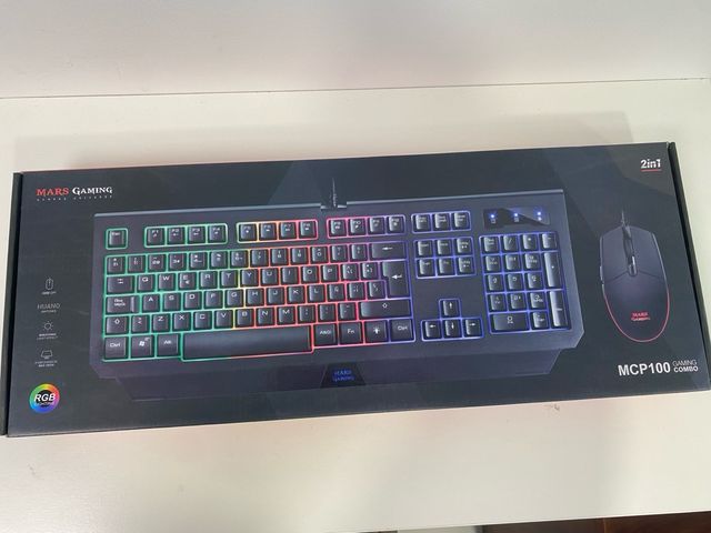 Teclado y Ratón Gaming Mars Gaming MCP100