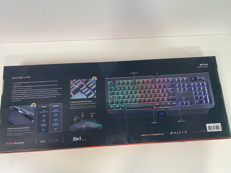 Teclado y Ratón Gaming Mars Gaming MCP100 afbeelding 2