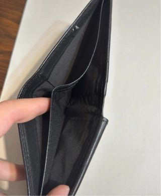 Portafoglio Juventus vera pelle nero