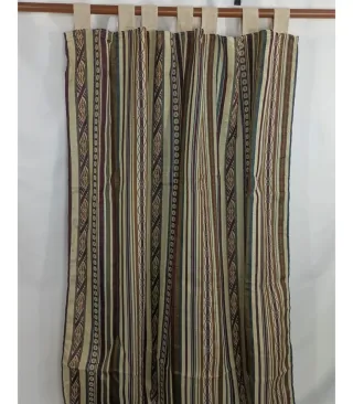 Pack jacquard 2 Cortinas trebillas.Env.gratis