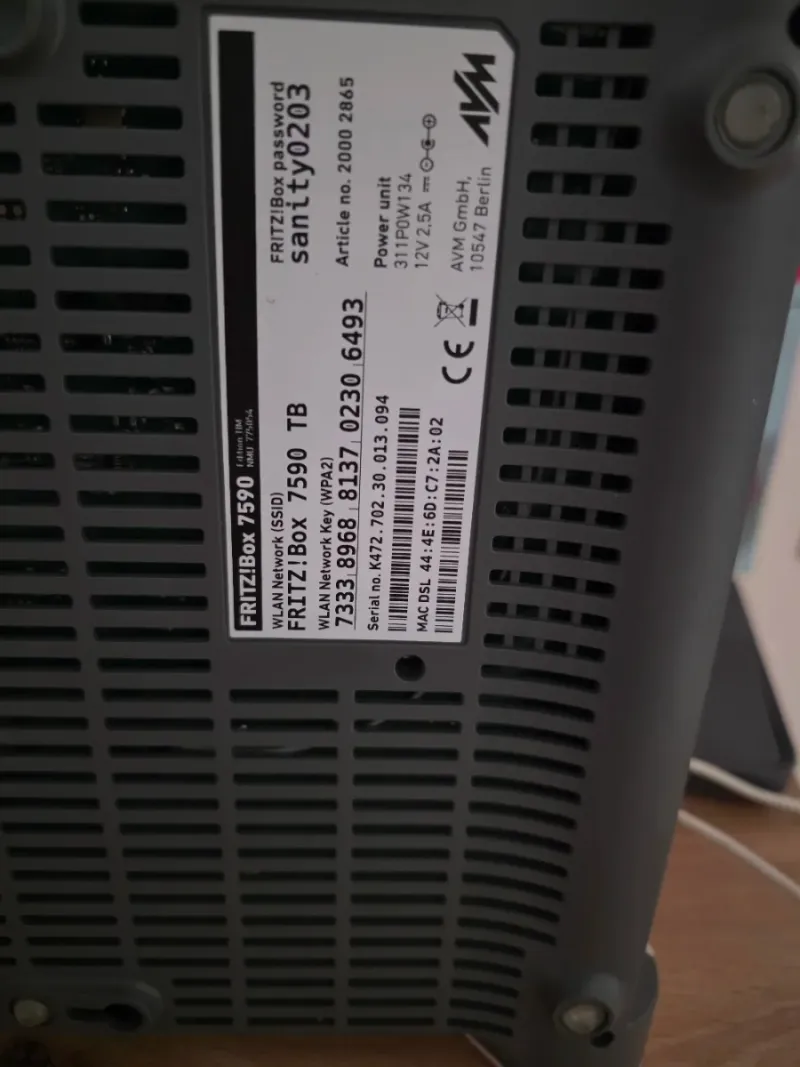 Router FRITZ!Box 7590 TB de AVM afbeelding 2