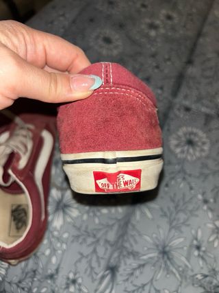 Zapatillas Vans Rojas