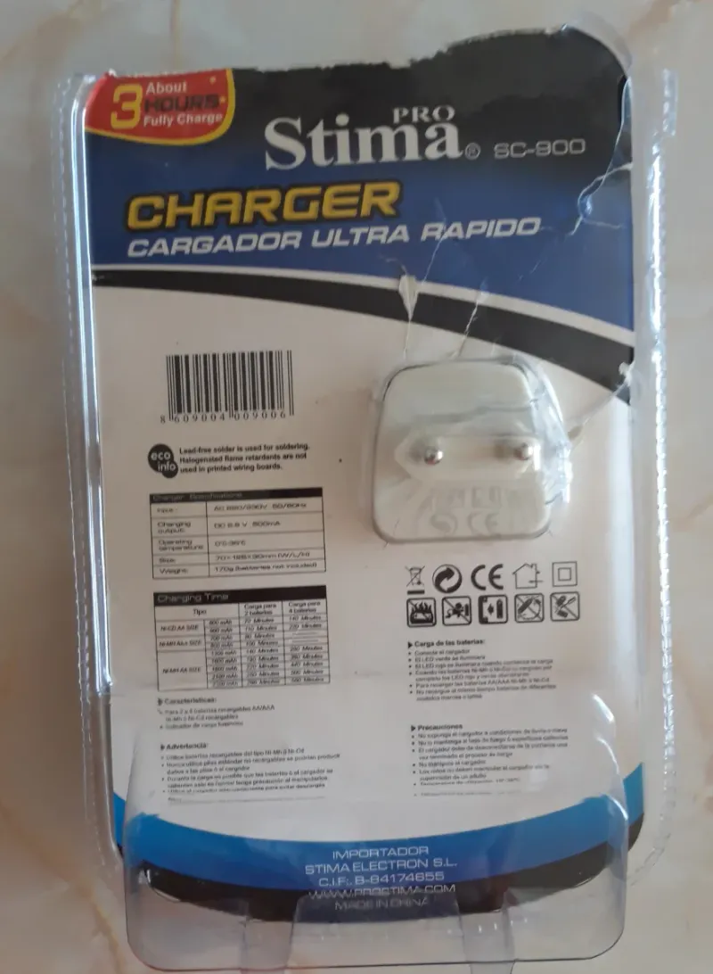 Cargador de pilas Stima PRO. afbeelding 2