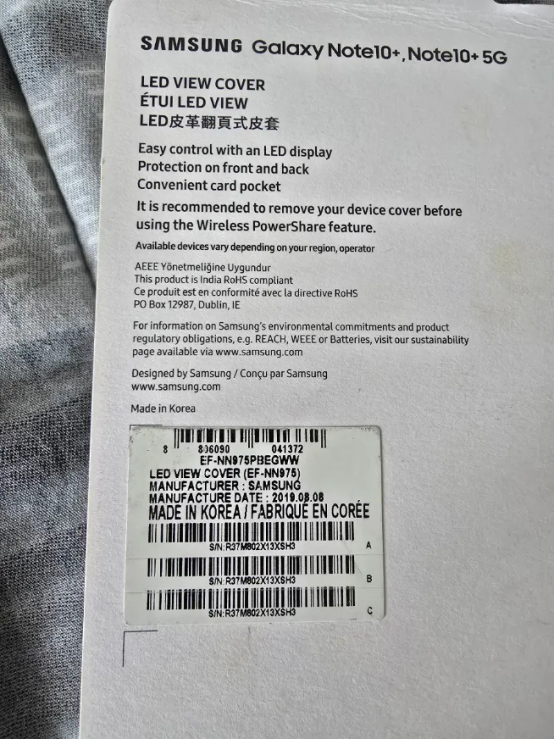 Funda Samsung LED View Cover Galaxy Note 10 + afbeelding 3