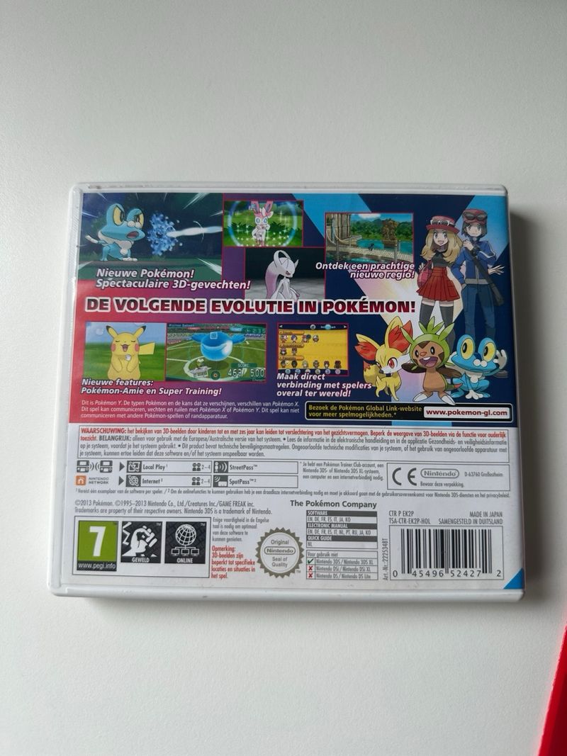 Pokémon Y Nintendo 3DS (Completo) afbeelding 2