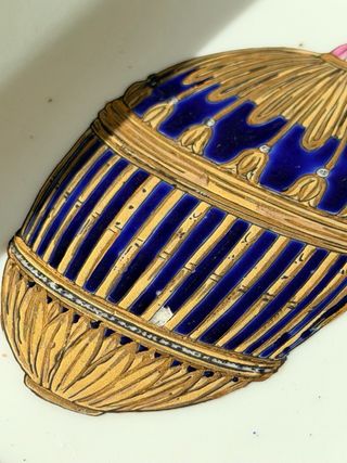 Pareja Ceniceros Porcelana Becara Fabergé