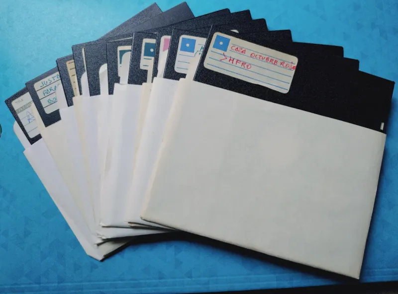 Lote 10 Disquetes 5.25 Vintage