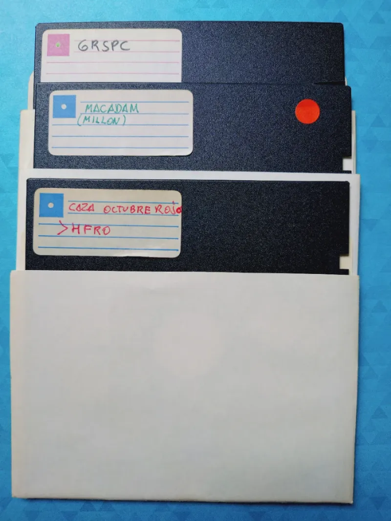 Lote 10 Disquetes 5.25 Vintage afbeelding 2