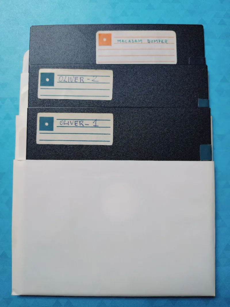 Lote 10 Disquetes 5.25 Vintage afbeelding 3