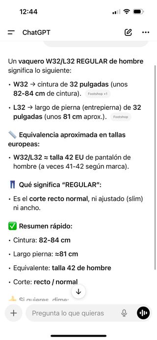 Pantalón vaquero hombre