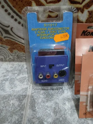 Adaptador Euroconector Konnoc 3 RCA/S-VHS