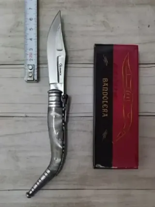 OFERTA. BANDOLERA 6 MUELLES TIPO NÁCAR BLANCA