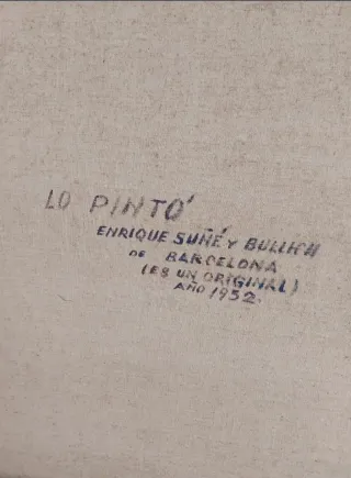 Óleo original Enric Suñé Puerto