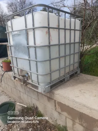 Depósito de agua IBC 1000L