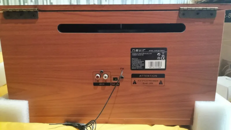 Equipo de música retro Nevir afbeelding 6