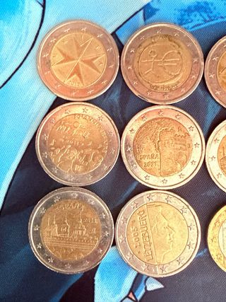 Lote 12 Monedas Conmemorativas