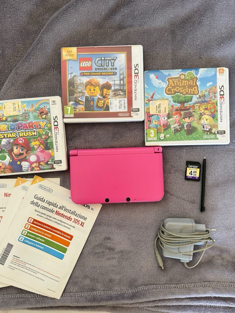 Nintendo 3DS XL Rosa + Juegos afbeelding 5