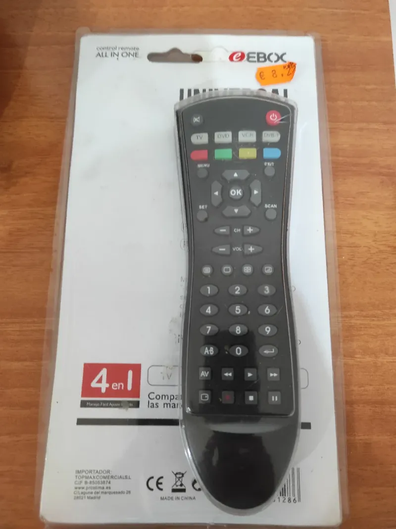 Mando a distancia universal EBOX 4 en 1