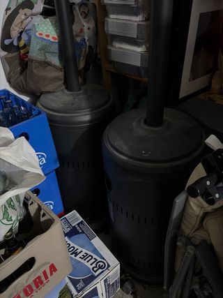 Estufa de terraza de gas