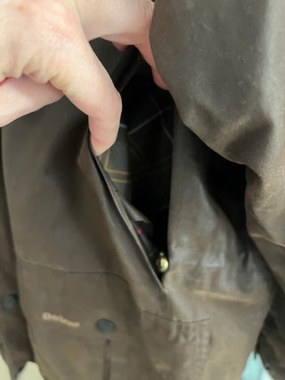 Giubbotto Barbour Marrone