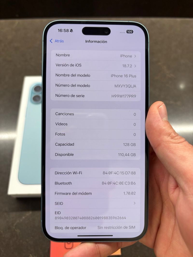 iPhone 16 PLUS NUEVO NEGOCIABLE afbeelding 3