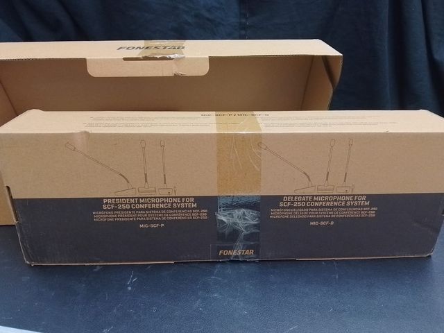 2 Micrófonos Fonestar SCF-250