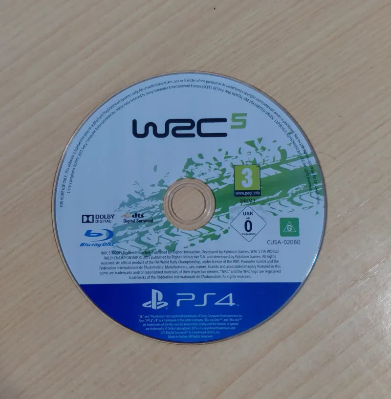 WRC 5 PS4 (PlayStation 4) Juego Carreras