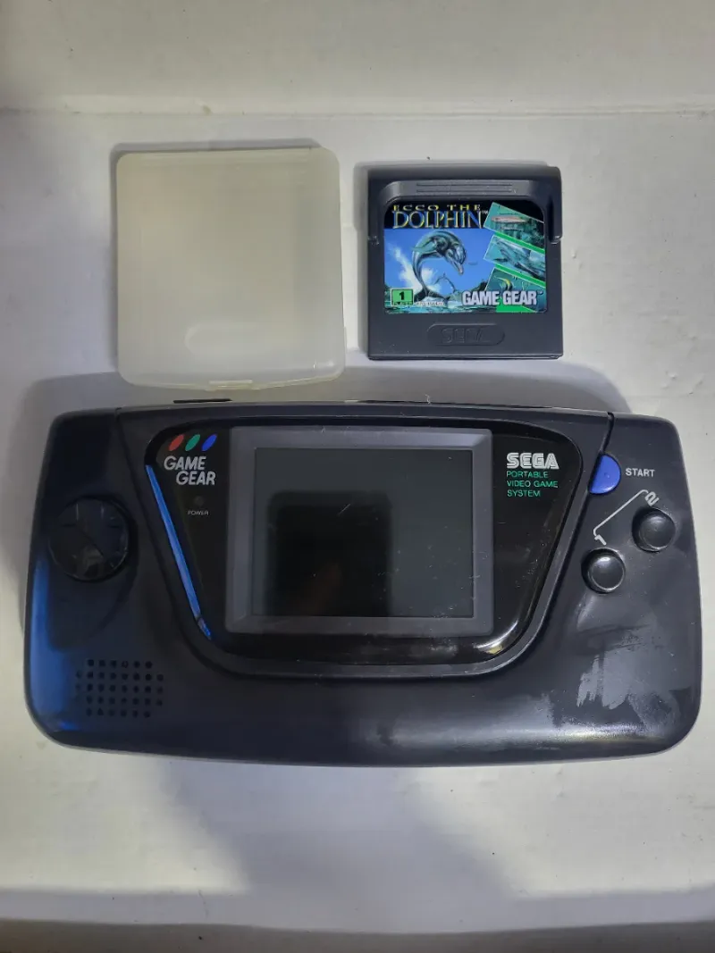 Sega Game Gear Negra + Juego Ecco Dolphin