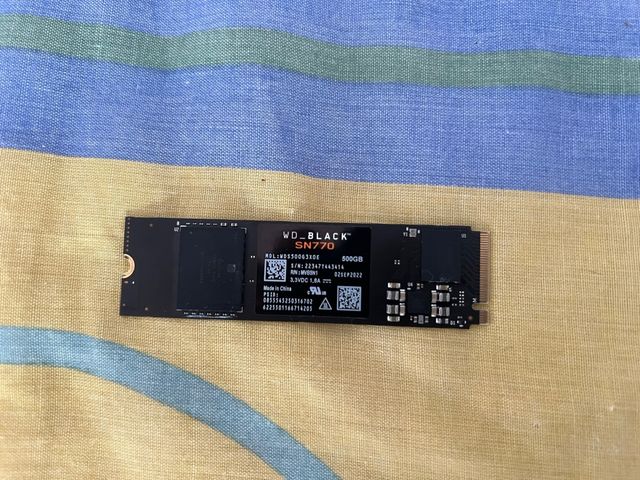 SSD M2 Nvme WD Black SN770 500gb