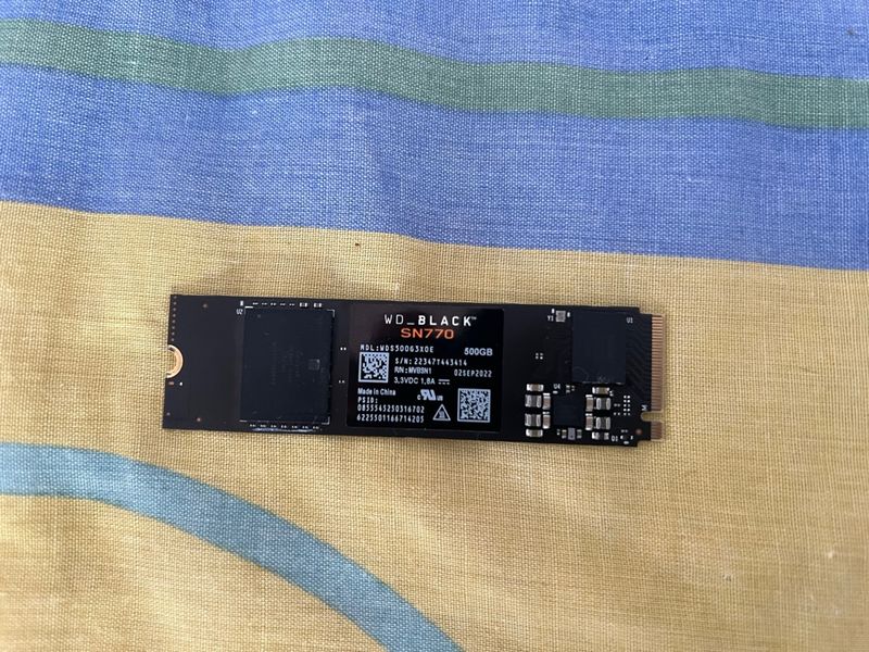 SSD M2 Nvme WD Black SN770 500gb