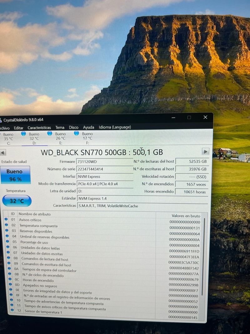 SSD M2 Nvme WD Black SN770 500gb afbeelding 2