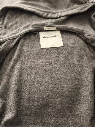 Sudadera Abercrombie & Fitch Gris Azul