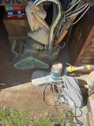 Máquina acuchillar suelos madera