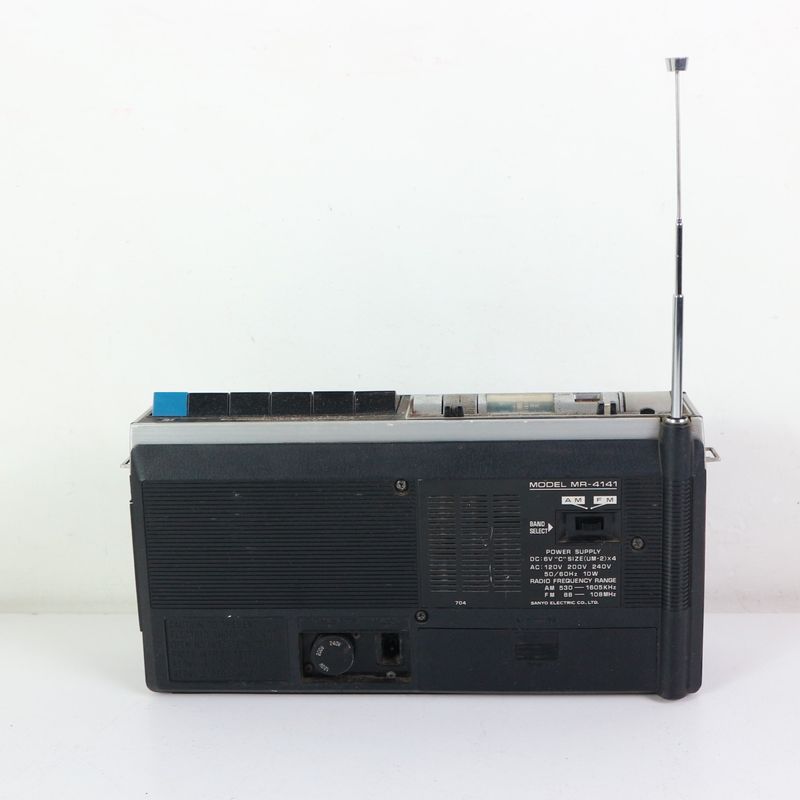 Radio boombox Sanyo MR4141 años 70 vintage afbeelding 2