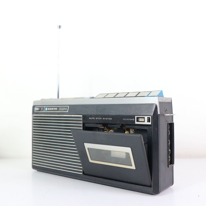 Radio boombox Sanyo MR4141 años 70 vintage afbeelding 4