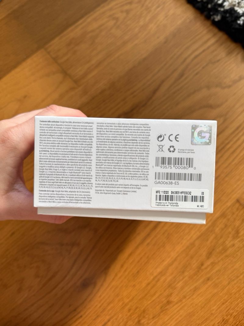 Google Nest Mini 2ª Gen Nuevo afbeelding 4