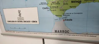 Mapa físico y político de España