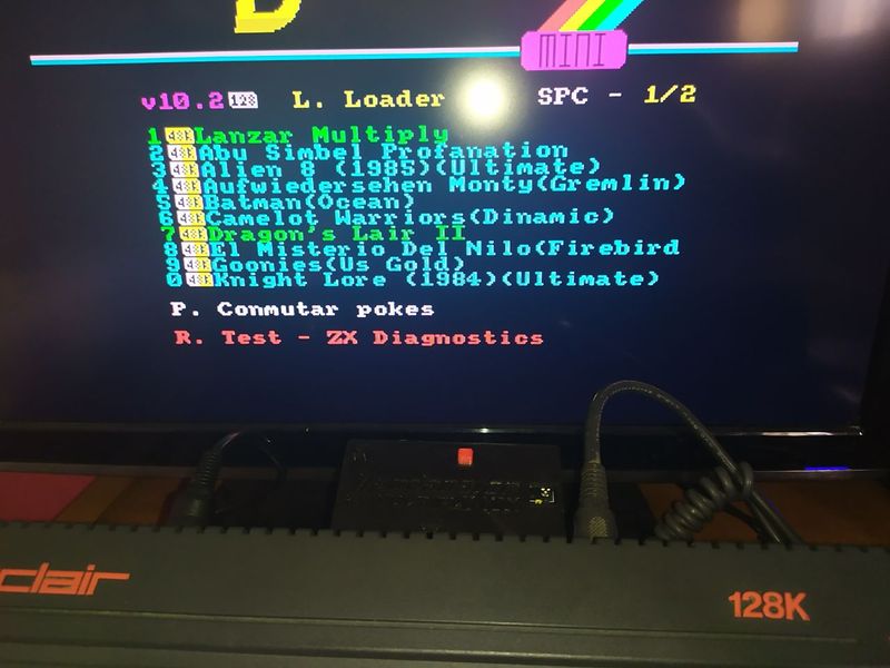 Zx spectrum 48k/128k Multiply USB MAX sd incl afbeelding 5