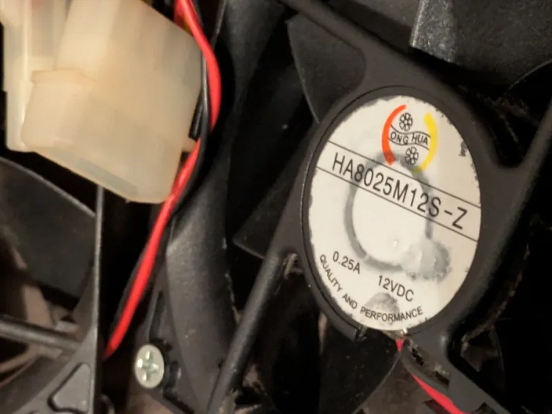 Ventilador CPU 8CM 12V 0.25A HA8025M afbeelding 3