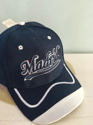 Gorra Madrid Azul y Blanca