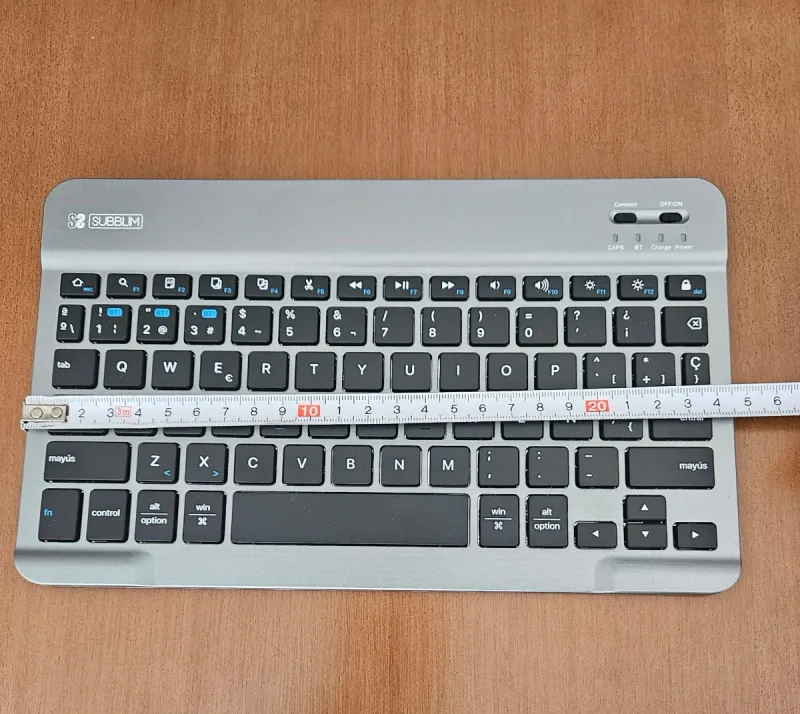 Teclado Inalámbrico Subblim Plata afbeelding 4